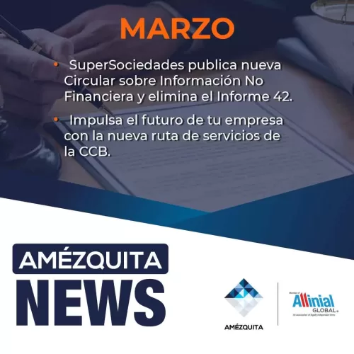 Amézquita news - Boletín normativo marzo 2025