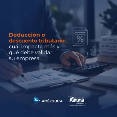 diferencia entre deducción y descuento tributario